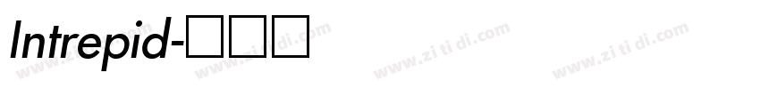 Intrepid字体转换
