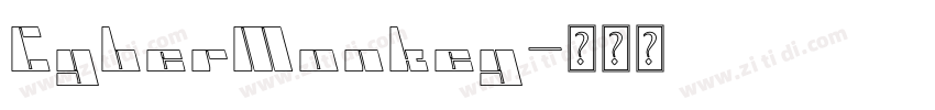 CyberMonkey字体转换