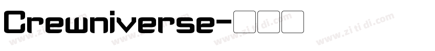 Crewniverse字体转换