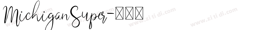 MichiganSuper字体转换