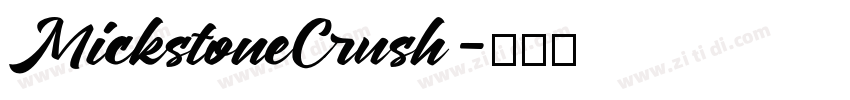 MickstoneCrush字体转换