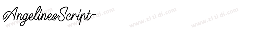 AngelinesScript字体转换