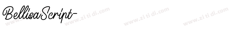 BellisaScript字体转换