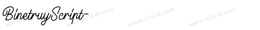 BinetruyScript字体转换
