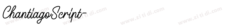 ChantiagoScript字体转换