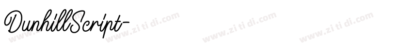 DunhillScript字体转换 DunhillScript字体转换
