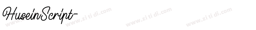 HuseinScript字体转换