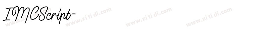 IMCScript字体转换