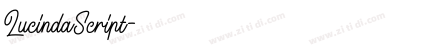 LucindaScript字体转换