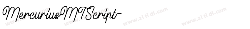 MercuriusMTScript字体转换 MercuriusMTScript字体转换