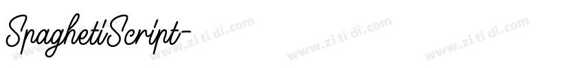 SpaghetiScript字体转换