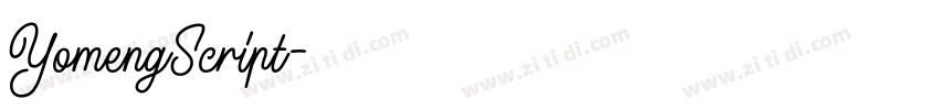 YomengScript字体转换 YomengScript字体转换