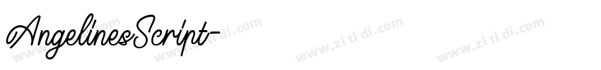 AngelinesScript字体转换