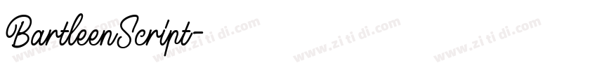 BartleenScript字体转换