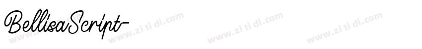 BellisaScript字体转换