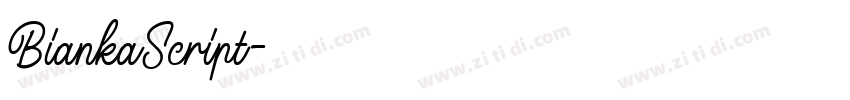BiankaScript字体转换 BiankaScript字体转换