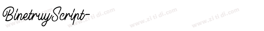 BinetruyScript字体转换