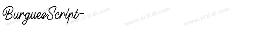 BurguesScript字体转换 BurguesScript字体转换
