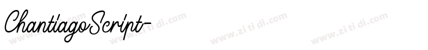 ChantiagoScript字体转换