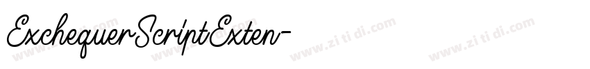 ExchequerScriptExten字体转换