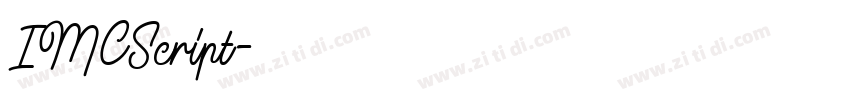 IMCScript字体转换