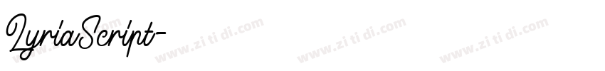 LyriaScript字体转换 LyriaScript字体转换