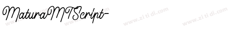 MaturaMTScript字体转换