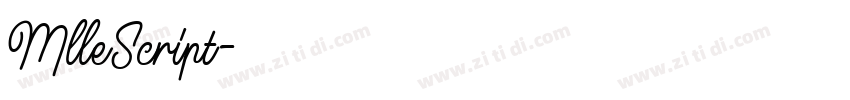 MlleScript字体转换 MlleScript字体转换
