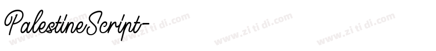 PalestineScript字体转换