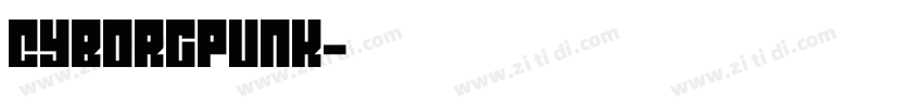 CyborgPunk字体转换