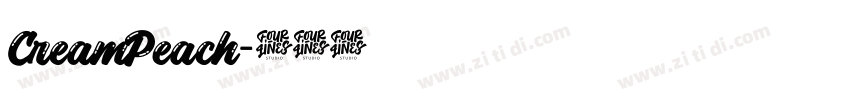 CreamPeach字体转换