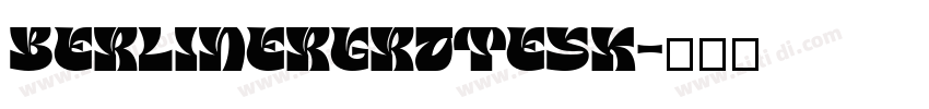 berlinergrotesk字体转换