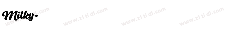 Milky字体转换