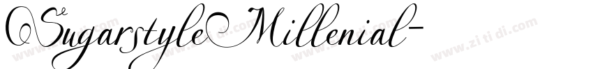 SugarstyleMillenial字体转换