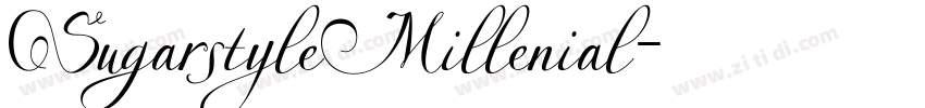 SugarstyleMillenial字体转换
