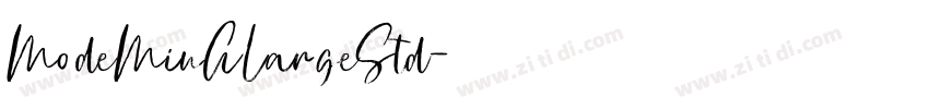 ModeMinALargeStd字体转换