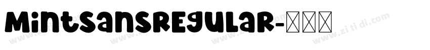 MintSansRegular字体转换