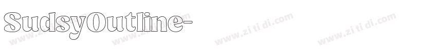 SudsyOutline字体转换 SudsyOutline字体转换