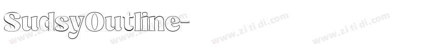 SudsyOutline字体转换 SudsyOutline字体转换