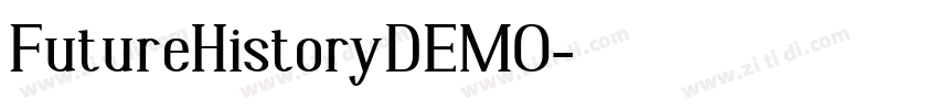 FutureHistoryDEMO字体转换