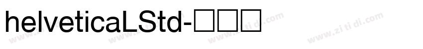 helveticaLStd字体转换