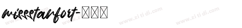 missstanfort字体转换