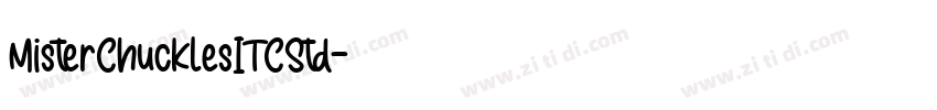 MisterChucklesITCStd字体转换