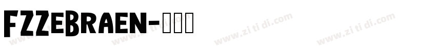 FZZeBraen字体转换