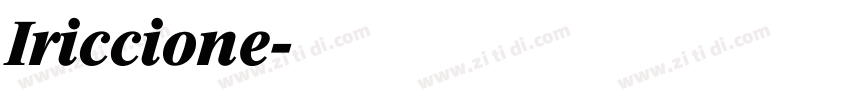 Iriccione字体转换
