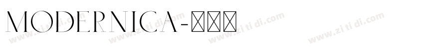 Modernica字体转换