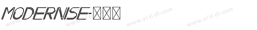Modernise字体转换