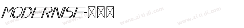 Modernise字体转换