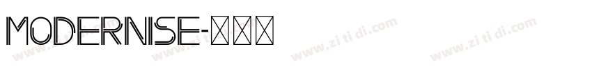 Modernise字体转换
