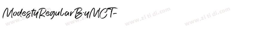 ModestyRegularByMCT字体转换 ModestyRegularByMCT字体转换